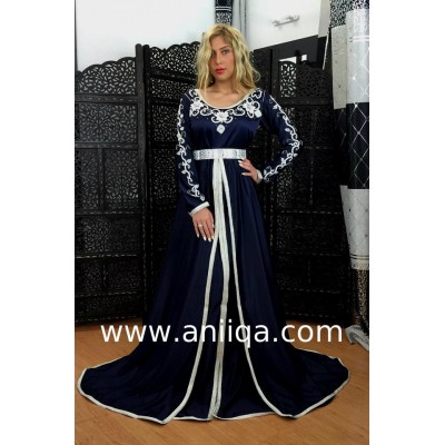 Caftan moderne 2018/2019 , caftan marocain simple moderne , robe marocaine 2018