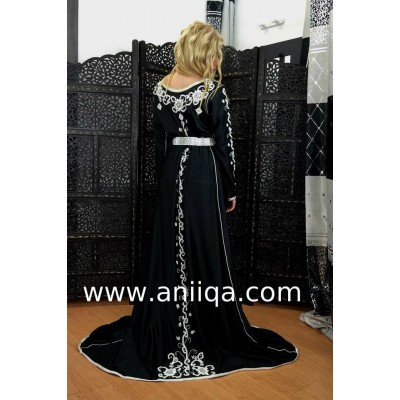 Robe marocaine moderne paris , robe orientale de mariage