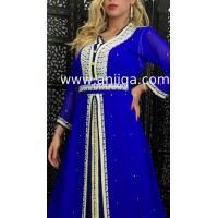 Caftan marocain belu roi perlé Kamilia