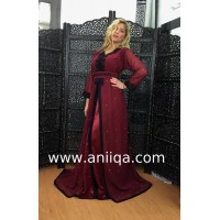 Caftan simple 2018/2019 , caftan marocain moderne , robe orientale 2018/2019