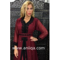 Caftan simple 2018/2019 , caftan marocain moderne , robe orientale 2018/2019