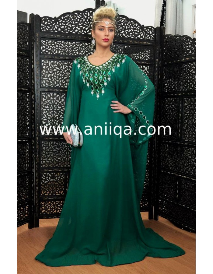 robe vert emeraude
