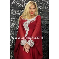 Robe dubai Bordeaux Salma