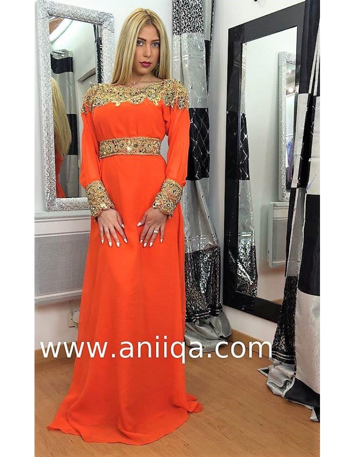 orange caftan
