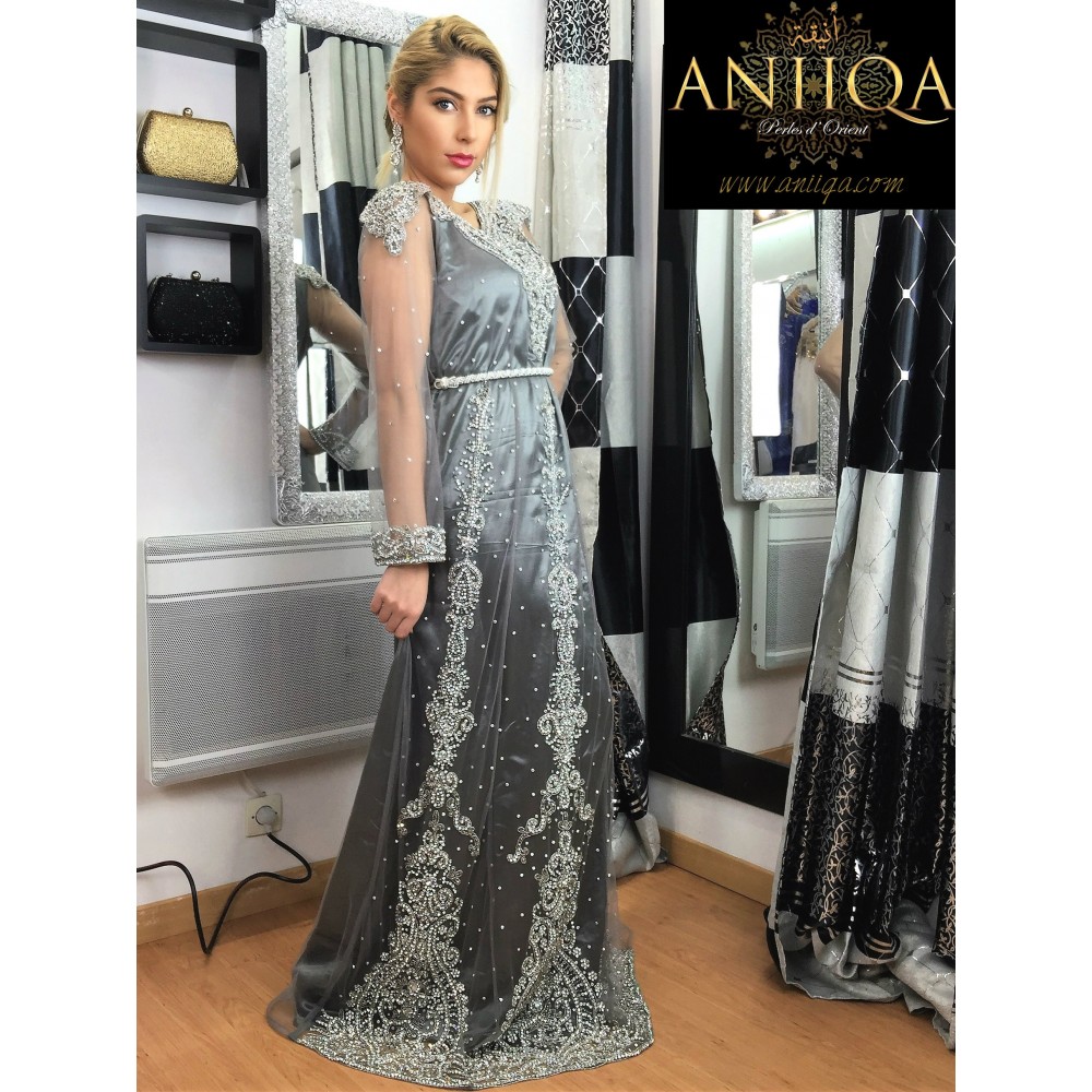 Caftan sales gris argent