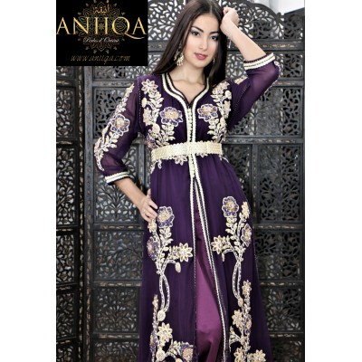 caftan violet tendance 2018