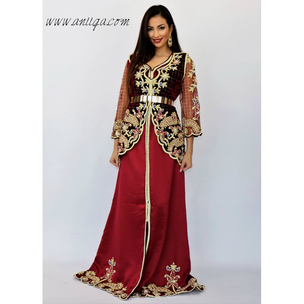 caftan moderne en ligne , takchita et robe marocaine en ligne pas cher