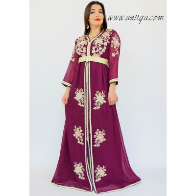 caftan moderne grande taille , robe marocaine moderne grande taille , robe caftan xxl
