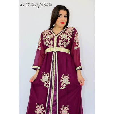 caftan moderne grande taille , robe marocaine moderne grande taille , robe caftan xxl