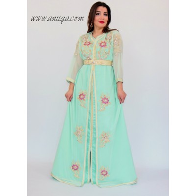 caftan moderne grande taille , caftan grande taille pas cher ,takchita grande taille, robe marocaine grande taille paris