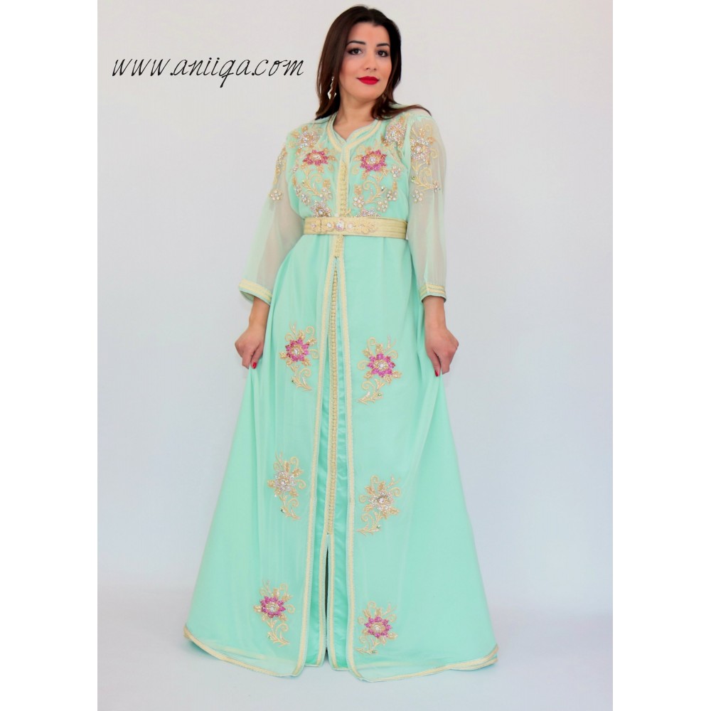 caftan moderne grande taille , caftan grande taille pas cher ,takchita grande taille, robe marocaine grande taille paris