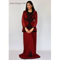 caftan simple , caftan moderne simple , robe mariage marocain 