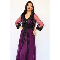 caftan moderne grande taille pour mariage , robe orientale grande taille , robe dubai grande taille