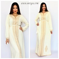 caftan simple ivoire pour khotba , halal