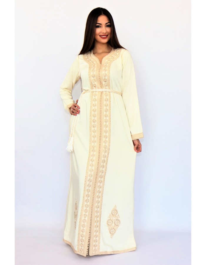 caftan simple caftan khotba  halal fian ailles pas 