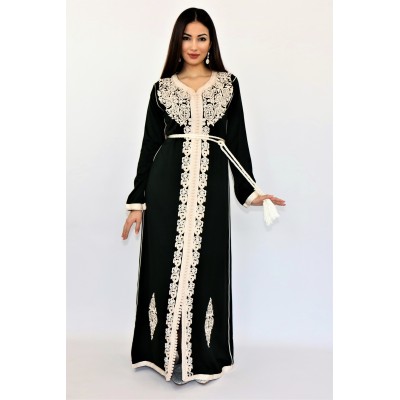 caftan simple, robe orientale pas cher, robe marocaine simple, robe arabe , 