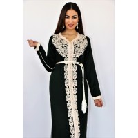 caftan simple, robe orientale pas cher, robe marocaine simple, robe arabe , 