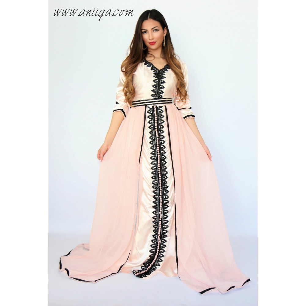 robe orientale moderne , caftan simple, robe arabe , robe orientale 