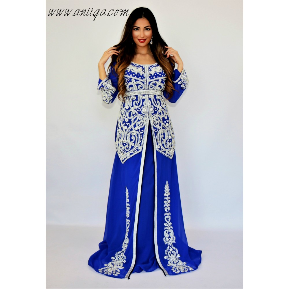 robe de soirée orientale pour mariage, robe arabe mariage, robe mariée