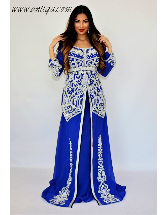 robe de soirée orientale pour mariage, robe arabe mariage, robe mariée