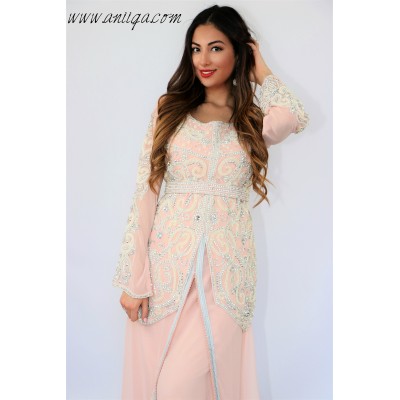 robe orientale luxe, robe arabe , robe orientale mariage , robe invitée orientale , caftan luxe