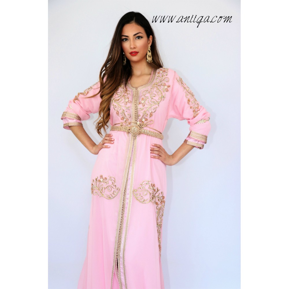 caftan moderne 2018/2019 ,robe arabe , robe orientale , caftan simple