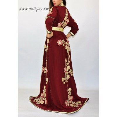 caftan de luxe , caftan moderne , robe orientale mariage