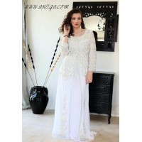 robe orientale mariage , robe de soiréee orientake pour mariage , caftan mariage