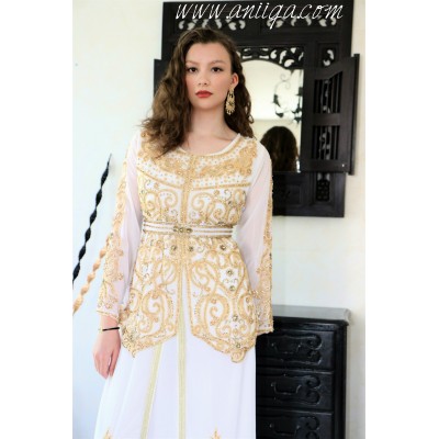 robe orientale , caftan moderne mariage, robe marocaine mariage, robe arabe mariage