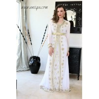 caftan takchita mariage moderne avec cape