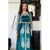 robe mariage orientale invitée moderne, caftan moderne , caftan invitée , robe arabe 