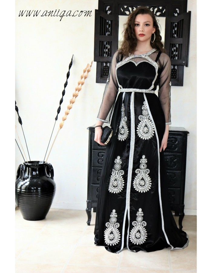 Robe Arabe Robe De Soirée Orientale Caftan Moderne Pas