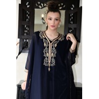 Faracha marocaine bleu nuit