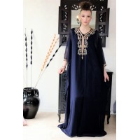 Faracha marocaine bleu nuit