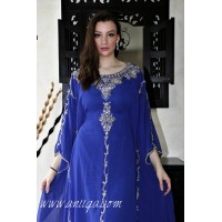 robe dubai papillon bleu