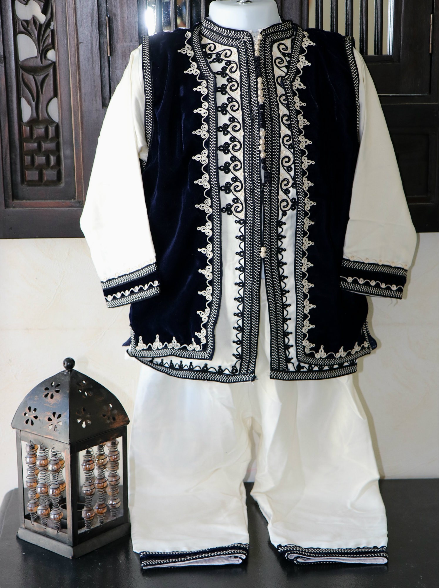 Jabador Petit Garcon Bleu Et Blanc 3 Pieces Aniiqa Com