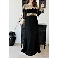 Caftan dubai noir & doré