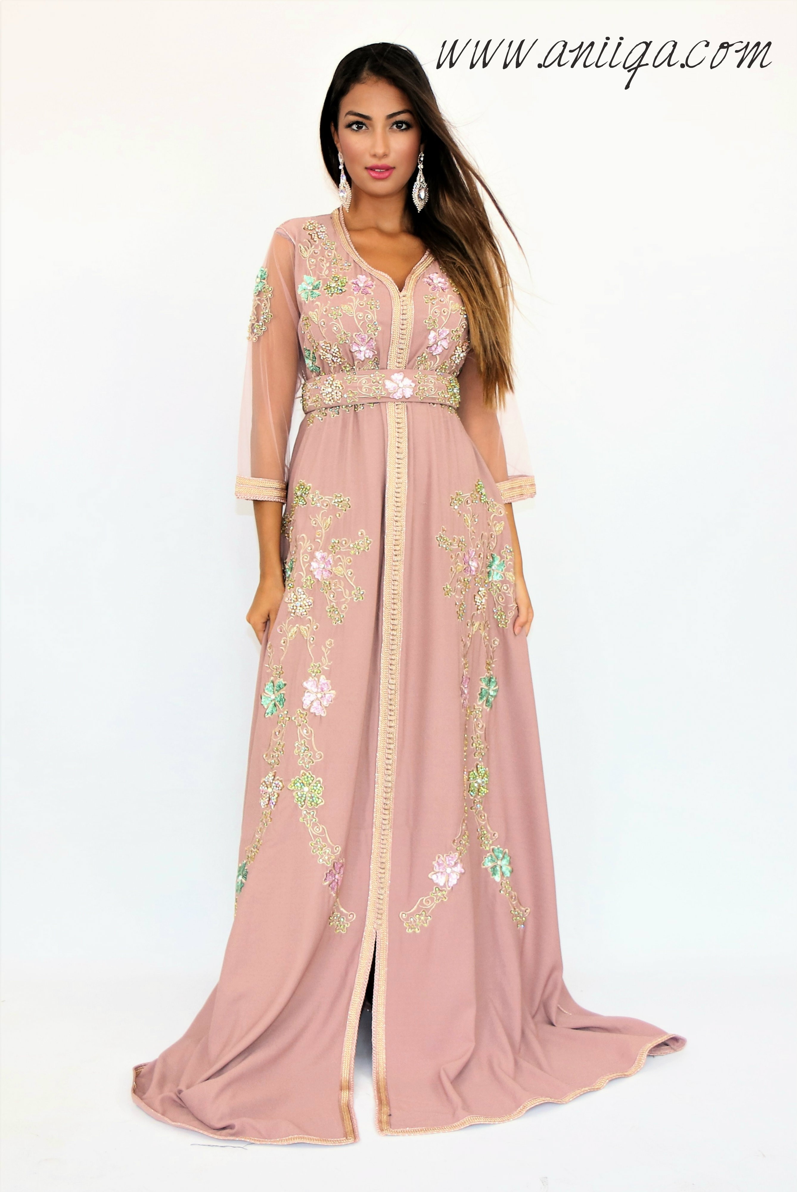 Caftan Velour Rose Idardarjisamaj Com