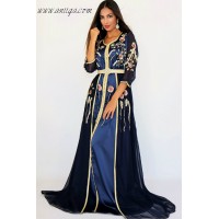 Caftan moderne bleu nuit 2018/2019