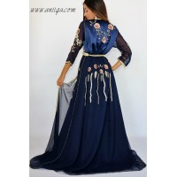 Caftan moderne bleu nuit 2018/2019