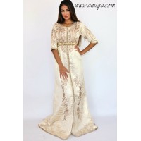 caftan brocard simple doré