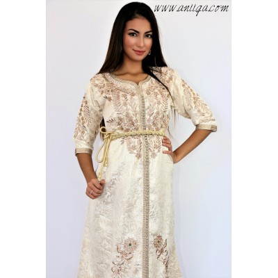 caftan brocard simple doré