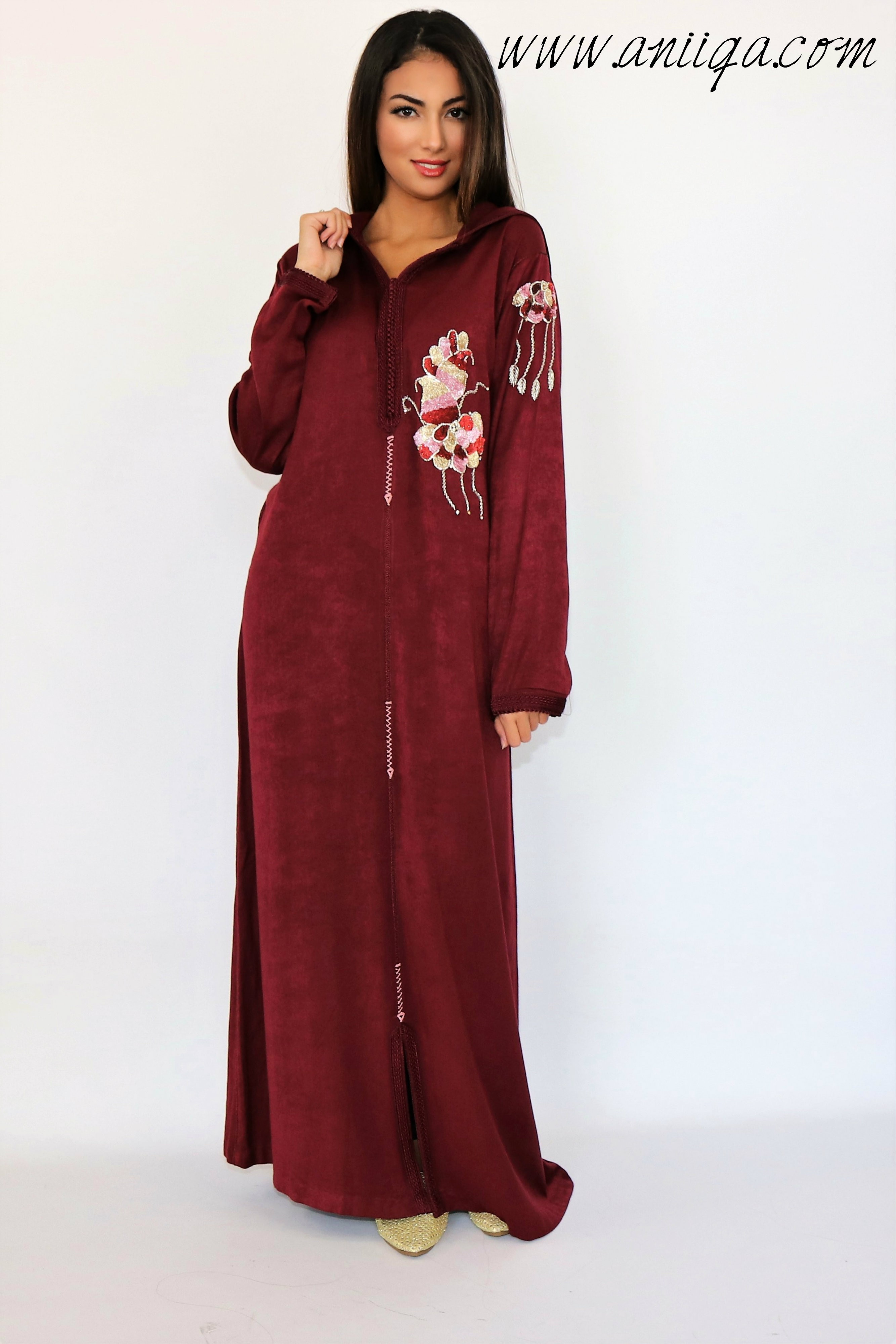 djellaba simple femme