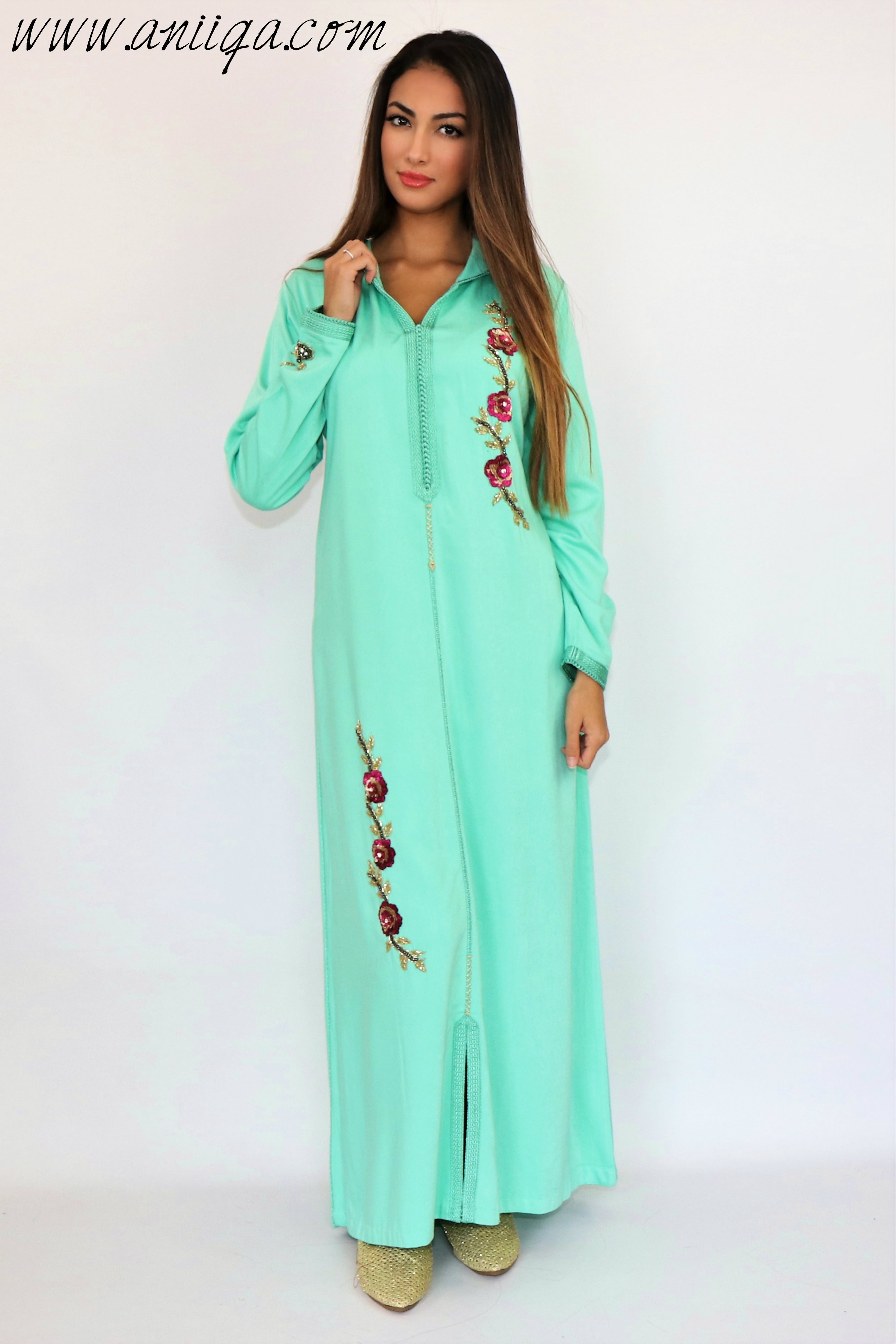 djellaba bleu marine 2018