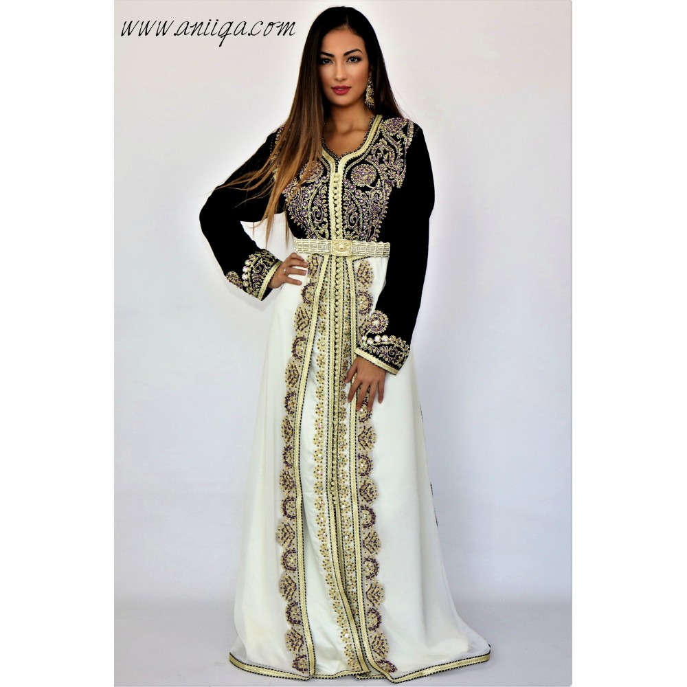 caftan pas cher en ligne, caftan velour,caftan 2019, caftan marocain en velour, takchita 2019 pas cher  