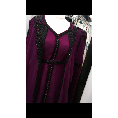 caftan marocain moderne, caftan 2018/2019 , caftan moderne 2018/2019 , robe marocaine 2018/2019