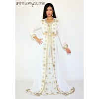 caftan mariée vente, caftan en ligne mariée, takchita mariée pas cher, caftan blanc vente, caftan moderne, caftan travailler 