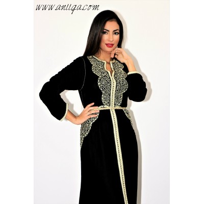 caftan 2019 pas cher, caftan pas cher, caftan velour pas cher, caftan moderne et simple, site de caftan velour,caftan velour ver