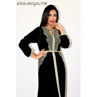 caftan 2019 pas cher, caftan pas cher, caftan velour pas cher, caftan moderne et simple, site de caftan velour,caftan velour ver