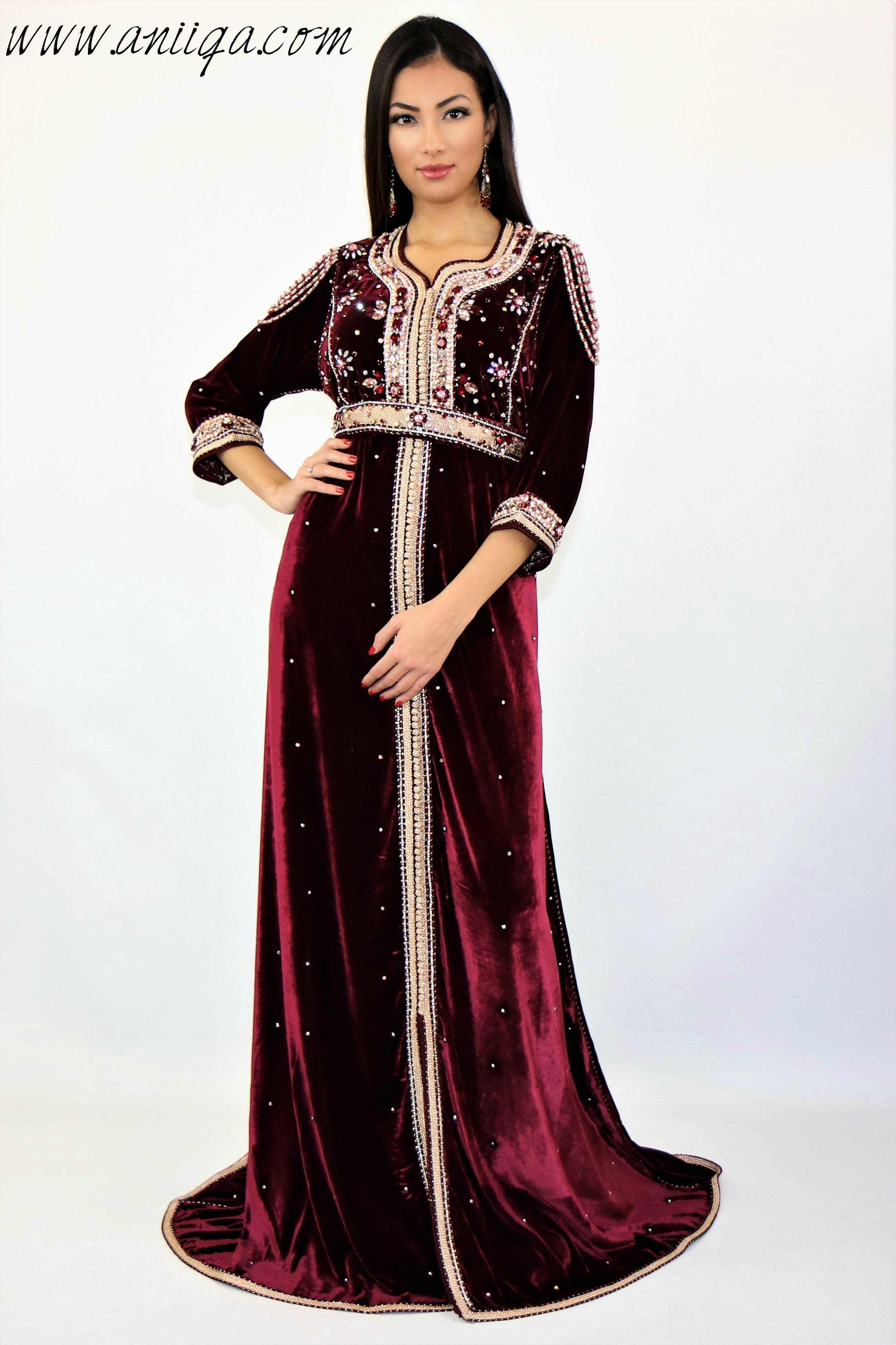 velours de soie caftan